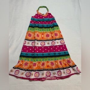 Multi Color Backless Summer dress